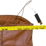 Wild Fable  Women XL Copper Faux Leather Spaghetti Strap Dress Zip Back NEW Photo 6