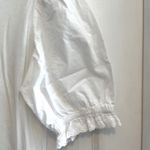 Rails White Cotton Puff Sleeve T-Shirt Eyelet Trim Laurel Top Size Small Photo 4