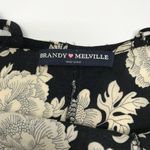 Brandy Melville 🌷 Black Floral Tunic Tank Top O/S Photo 6