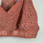 PINK - Victoria's Secret PINK Victoria’s Secret sport halter lace bra size medium Photo 1