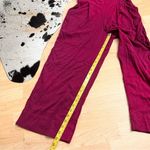 Free People Burgundy Avery One Shoulder Jumpsuit Size 6 NWOT Photo 4