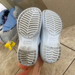 Crocs Classic Platform Clogs Women's Size 6 light blue Comfortable Slip On Shoes Photo 5
