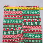 Christmas Holiday Pajama Skinny Thermal Bottoms Pants Multicolor Birdseye S Green Photo 4