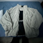 st. john's bay  Bomber Jacket Cream Vintage Photo 0