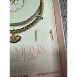 NIB The Fun Moms Tennis Club Evil Eye Bracelet 2 Earrings Set Silver Plated Photo 5