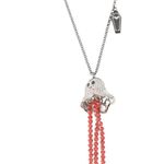 Betsey Johnson NWT Halloween Vampire Ghost Y Necklace Photo 1