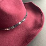 Scala  | Burgundy Wool Wire Brim Fedora Hat Photo 6