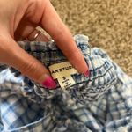 Max Studio Blue & White Gingham Dress Photo 2