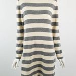 J.Crew  NWT sweater dress Small cream/white stripe turtleneck soft casua… Photo 0