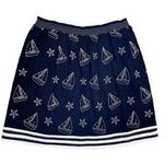Anthropologie "Star Chart Skirt" Sailboat Nautical SZ M L Beach Vacation Preppy Photo 0
