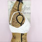 ZARA  Textured Cotton Linen Blend Smocked Back Crop Top White Large NWT Photo 3