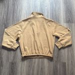 AYR  Tan Sweater Small Casual Collared Boxy Cropped oversized Photo 1