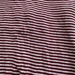 Brandy Melville Striped Spaghetti Strap Flowy Tank Top in Burgundy/White - Small Photo 3