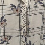 Angela‎ Plus Womens Linen Oversized Top Size XL Floral Photo 5