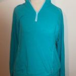 Aeropostale  live love dream Athletic 1/4 zip pullover Large aqua blue Photo 0
