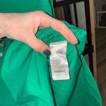 Anthropologie Maeve  button down shirt tunic pocket collar short sleeve kelly top Photo 4