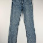 GRLFRND Revolve  Karolina High Rise Straight Crop Raw Hem Jeans Size 24 Photo 1
