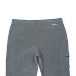 Eddie Bauer Women’s 12 Gray Roll-Up Convertible Hiking Pants Zip Pocket Outdoor Photo 3