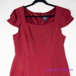 Adrianna Papell New!  dark red / maroon short sleeve jumpsuit, size‎ 14 Photo 3