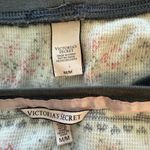 Victoria's Secret Vintage  PJ’s Thermal Waffle Snowflake Bear Gray/pink - MD Photo 4