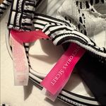 Victoria's Secret  Bombshell Bikini Set 34A Small Black White Floral Lace Photo 2