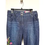 J. Jill floral embroidered jeans Blue Size undefined Photo 1