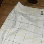 Nike Woman’s  Dri-Fit Golf Bermuda Shorts White w/blue & yellow stripes Size 6 Photo 10