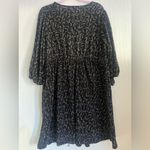 Ava & Viv  Black Floral Long Sleeve Dress Photo 4