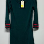 Boden Trudy Long Sleeve Knit Sweater Dress Green Christmas Holiday Size 4 NWT Photo 0