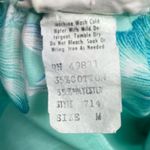 Helena’s Hawaiian Dress Medium Sea Foam Green Tropical Vintage Long Dress Luau Photo 4