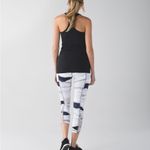 Lululemon  True Self CropBleacher Stripe White Black Photo 5