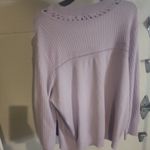 Cyrus  Women's Light Purple Crew Neck Sweater Size 2X Photo 4