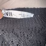 ZARA Elegant Black Lace Blouse Photo 6