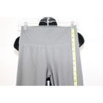 Adidas  Climalite Womens Leggings Capri Size S Mid Rise Gray Cropped 3/4 Active Photo 1