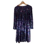Blacktie Oleg Cassini Dress Womens 14 Sequin Long Sleeve Cocktail Multicolor 90s Size M Photo 12