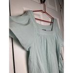 Style & Co . Women's Cotton Gauze Square-Neck Top Harbor Gray Size XXL Photo 8