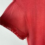 We The Free  Extra Small Free People Rubi Tee Cosmic Red Distressed‎ T-shirt XS Photo 3