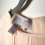 Vintage 80s Cottagecore Pink Blouse Feminine Size 10P Secretary 1980s Style Top Photo 3