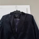 J.Crew  Black Velvet Blazer Jacket Holiday Event Classic Photo 1