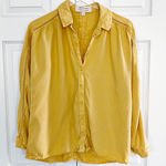 Cloth & Stone  Yellow Button Down Shirt Photo 0