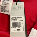 Adidas  Bold Red Skirt/Skorts size 10 brand new length 18” waist 32” Photo 6