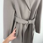 Filippa K Eden Wool Blend Belted Coat Taupe Sz S 36 EU Gray Photo 3