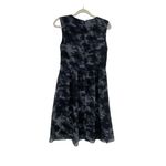 Coldwater Creek Women Grey V-Neck Pleated Classic A-Line Knee Length Dress 6 Photo 4