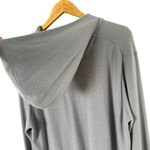 Club Monaco Cashmere Hoodie Sweater in Light Gray w/ Kangaroo Pocket, Size Large Photo 8