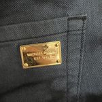 Michael Kors  Skinny Jeans Size 0 tie dye Navy Blue mid waist NWT Photo 8