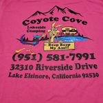 Port & Company Coyote Cove Lakeside Camping Shirt Size Large By Pink Graphic Tee Unisex T-shirt Photo 5