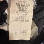 Vintage Steppin’ Out Formal Empire Velvet & Brocade black & white Dress Sz 11/12 Photo 5