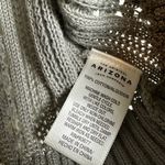 Arizona Vintage Crochet Knit Open Cardigan Cropped Shrug Boho Y2K Cottage Gray Size S Photo 1