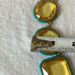 Kate Spade : Gold Tone & Teal Necklace- Statement Piece Photo 10