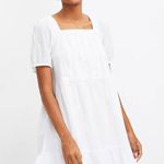 Loft Lacy Square Neck Flounce Dress Sz M Photo 0